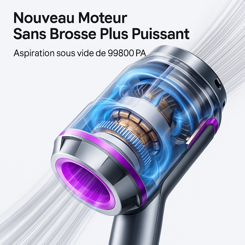 Aspirateur de Voiture Sans Fil | CycloForce™